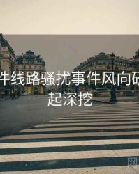 91大事件线路骚扰事件风向研判，一起深挖